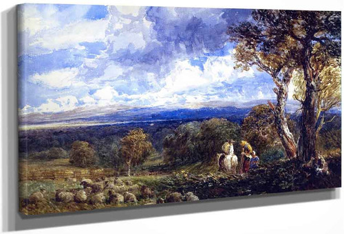 Vale Of Clwyd By David Cox By David Cox