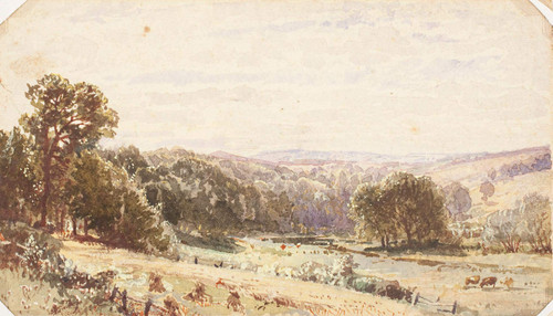 Valley Of The Brandywine By William Trost Richards By William Trost Richards
