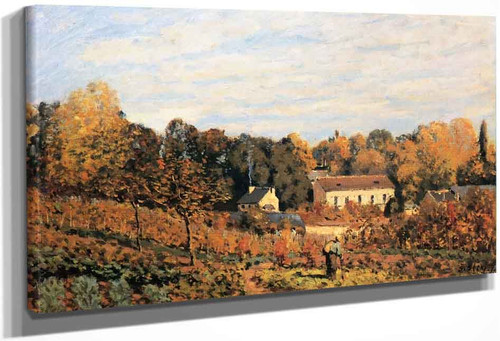 Vegetable Garden At Louveciennes By Alfred Sisley