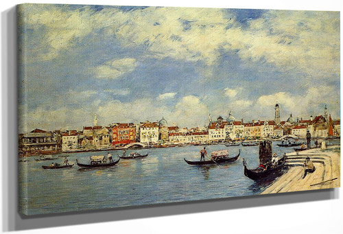 Venice, View From San Giorgio By Eugene Louis Boudin