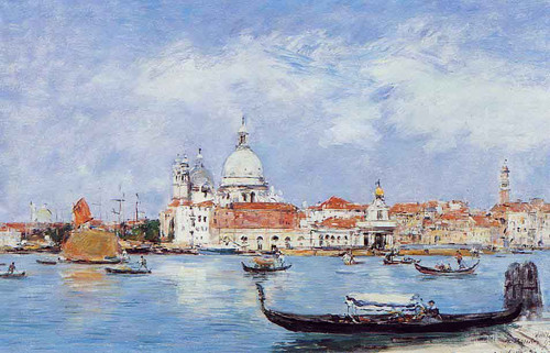 Venice, View From The Grand Canal By Eugene Louis Boudin