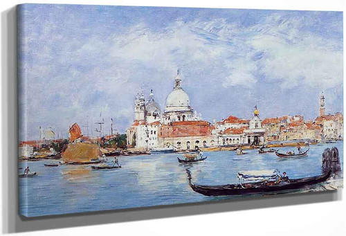 Venice, View From The Grand Canal By Eugene Louis Boudin