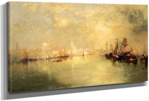 Venice Reminiscence Of Vera Cruz, Mexico By Thomas Moran