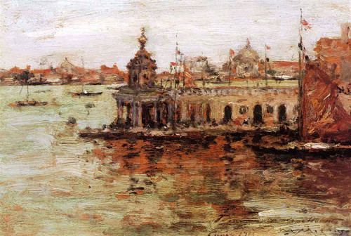 Veniceview Of The Navy Arsenal By William Merritt Chase Veniceview Of The Navy Arsenal By William Merritt Chase