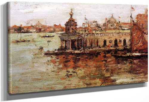 Veniceview Of The Navy Arsenal By William Merritt Chase