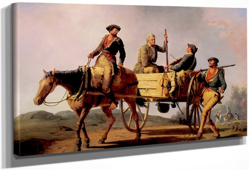 Veterans Of 1776 Returning From The War By William Tylee Ranney