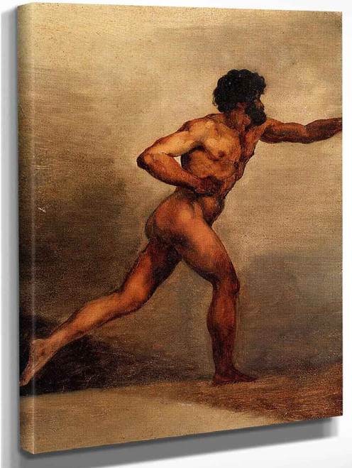 Academic Study Of A Man By Theodore Gericault