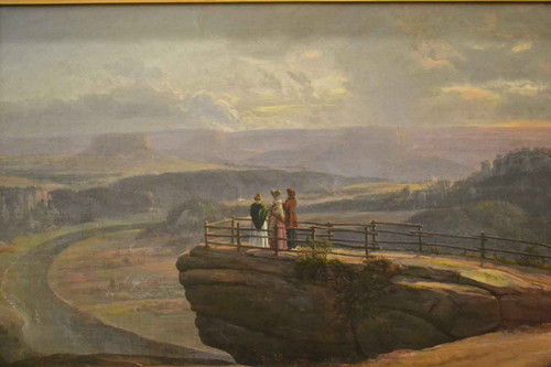 View From Bastei By Johan Christian Dahl By Johan Christian Dahl
