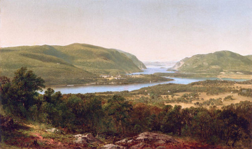View From Garrison, West Point, New York By David Johnson