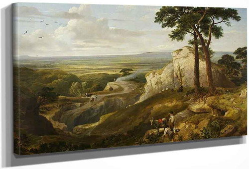 View From The Mendips By James Baker Pyne