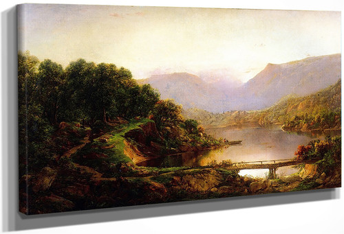 View Near Cascade Bridte Valley Of The Susquehanna By William Louis Sonntag