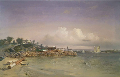 View Near New London, Connecticut By Francis A. Silva
