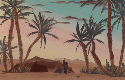 View Of Colomb Behar, Algeria By Alexander Evgenievich Yakovlev