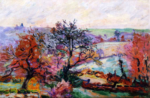 View Of Crozant By Armand Guillaumin