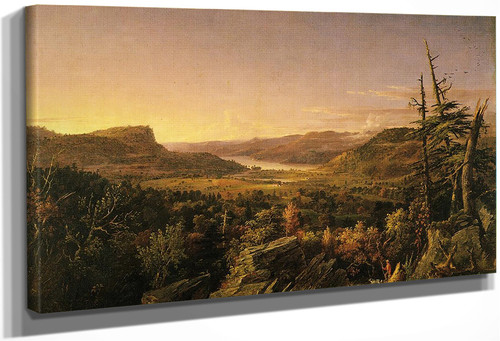 View Of Greenwood Lake, New Jersey By Jasper Francis Cropsey By Jasper Francis Cropsey