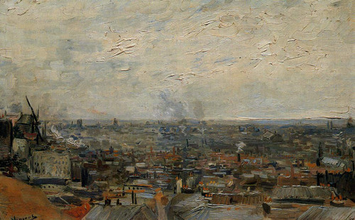 View Of Paris From Montmartre By Jose Maria Velasco