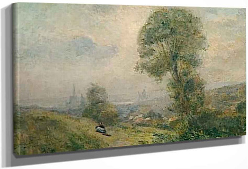 View Of Rouen From Mont Gargan By Albert Lebourg By Albert Lebourg