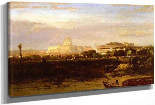 View Of St. Peter's, Rome By George Inness By George Inness