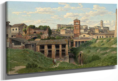 View Of The Cloaca Maxima, Rome By Christoffer Wilhelm Eckersberg