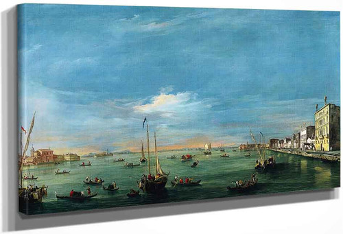 View Of The Giudecca Canal And The Zattere By Francesco Guardi