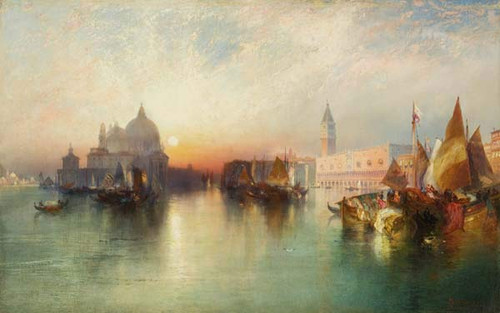 View Of Venice By Thomas Moran