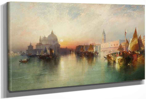 View Of Venice By Thomas Moran