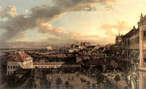 View Of Warsaw From The Royal Palace By Bernardo Bellotto