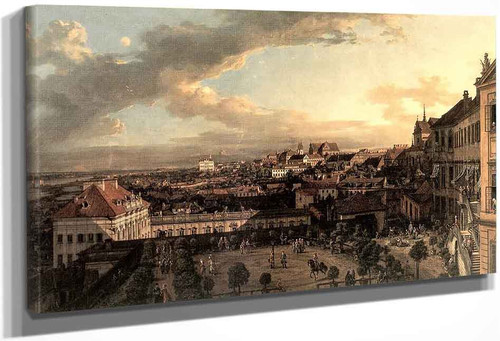 View Of Warsaw From The Royal Palace By Bernardo Bellotto