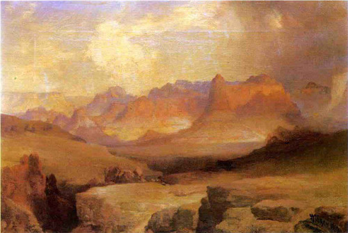 View Of Yosemite By Thomas Moran