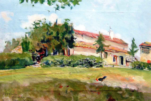 Villa Fucini A Dianella By Telemaco Signorini