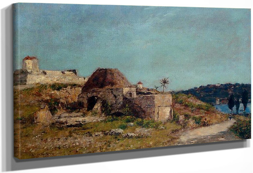 Villefranche, The Citadel By Eugene Louis Boudin