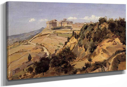 Voltarra The Citadel By Jean Baptiste Camille Corot