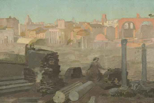 Vue Du Forum By Maurice Denis