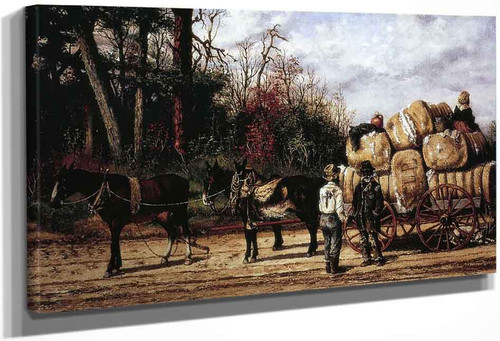 Wagon Scene By William Aiken Walker