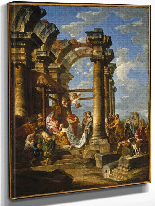 Adoration Of The Magi By Giovanni Paolo Panini By Giovanni Paolo Panini