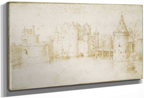 Walls, Towers, And Gates Of Amsterdam By Pieter Bruegel The Elder By Pieter Bruegel The Elder