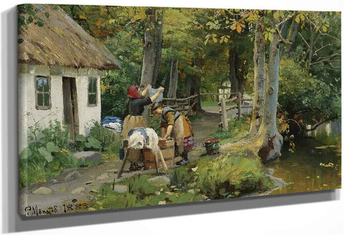 Washing Day By Peder Mork Monsted