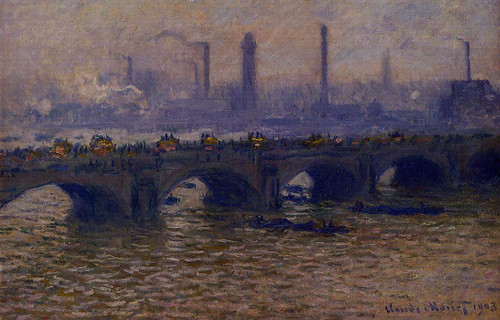 Waterloo Bridge, Grey Weather1 By Claude Oscar Monet