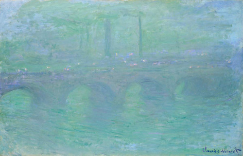 Waterloo Bridge, London, At Dusk By Claude Oscar Monet