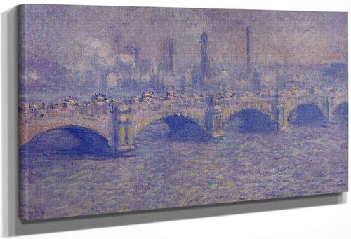 Waterloo Bridge, Sunlight Effect1 By Claude Oscar Monet