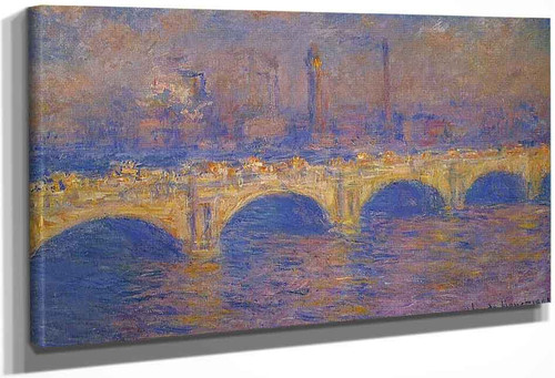 Waterloo Bridge, Sunlight Effect3 By Claude Oscar Monet