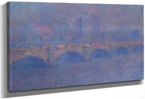 Waterloo Bridge, Sunlight Effect By Claude Oscar Monet