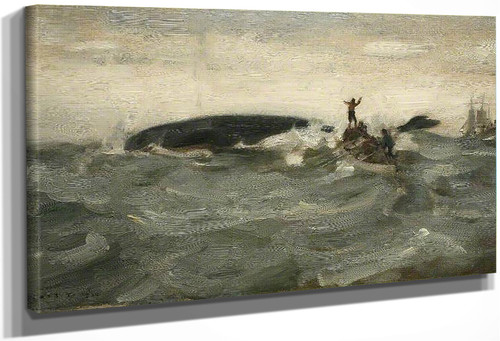 Whale Blowing By Henry Scott Tuke