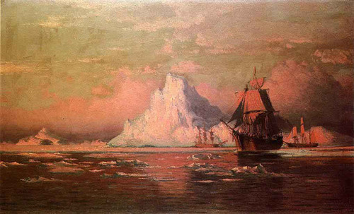 Whalers After The Nip In Melville Bay By William Bradford By William Bradford
