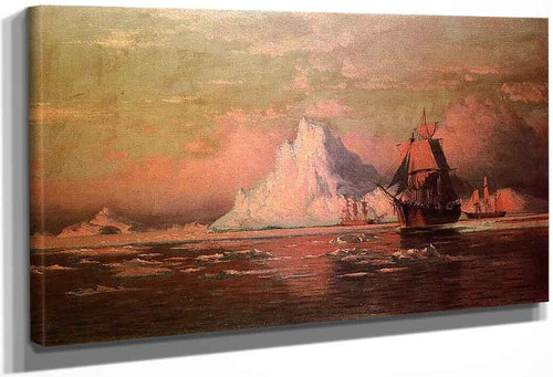 Whalers After The Nip In Melville Bay By William Bradford By William Bradford