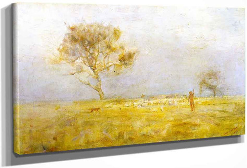 While Daylight Lingers By Charles Conder By Charles Conder