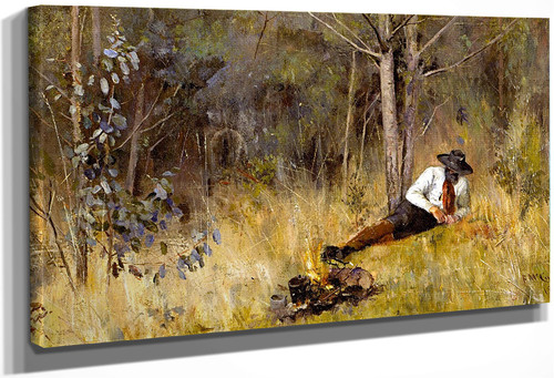 While The Billy Boils By Frederick Mccubbin