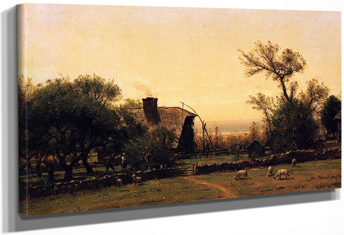 Whitehall Bishop Berkeley's Farm At Middleton, Rhode Island By Thomas Worthington Whittredge