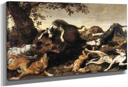 Wild Boar Hunt By Frans Snyders