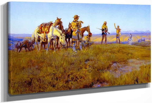 Wild Man's Truce By Charles Marion Russell